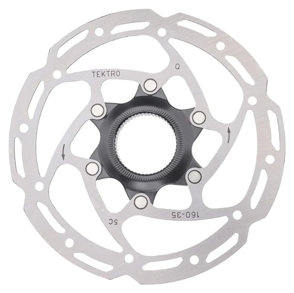Tektro TR160-35 Disque de frein 160 mm Centerlock en Acier Inoxydable