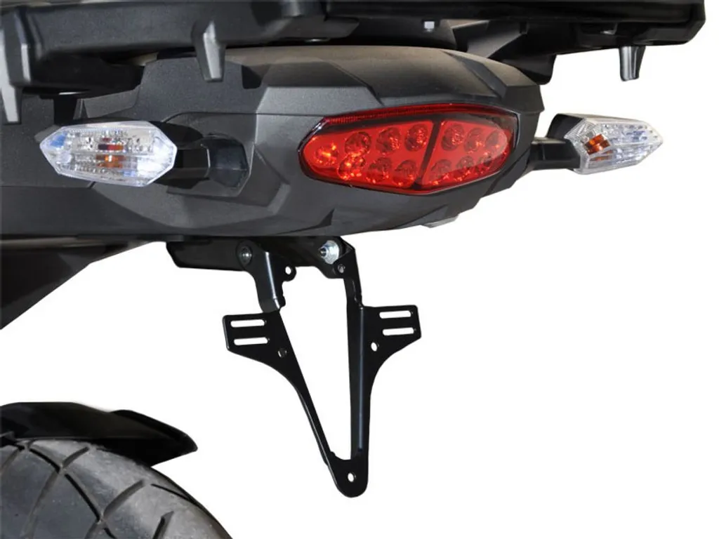 ZIEGER Porta targa Basic compatibile con Kawasaki Versys 1000