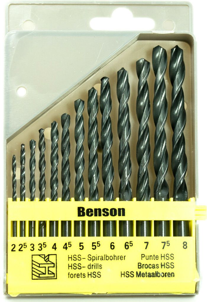13x Spiralbohrer HSS Set Werkzeug Bohrer Metallbohrer Produktbild 