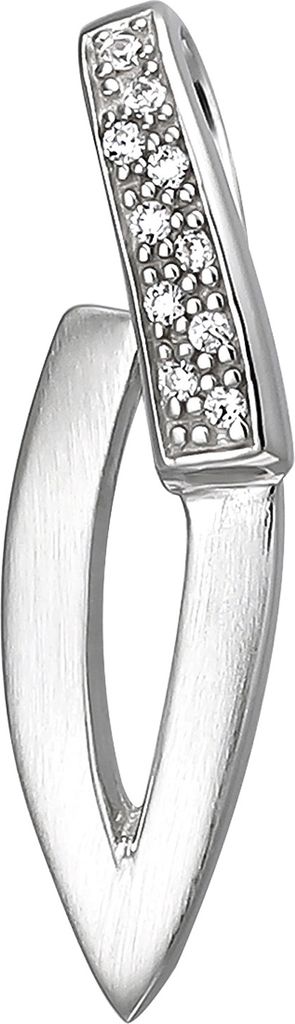 JOBO Anhänger 925 Sterling Silber matt 10 Zirkonia Produktbild 
