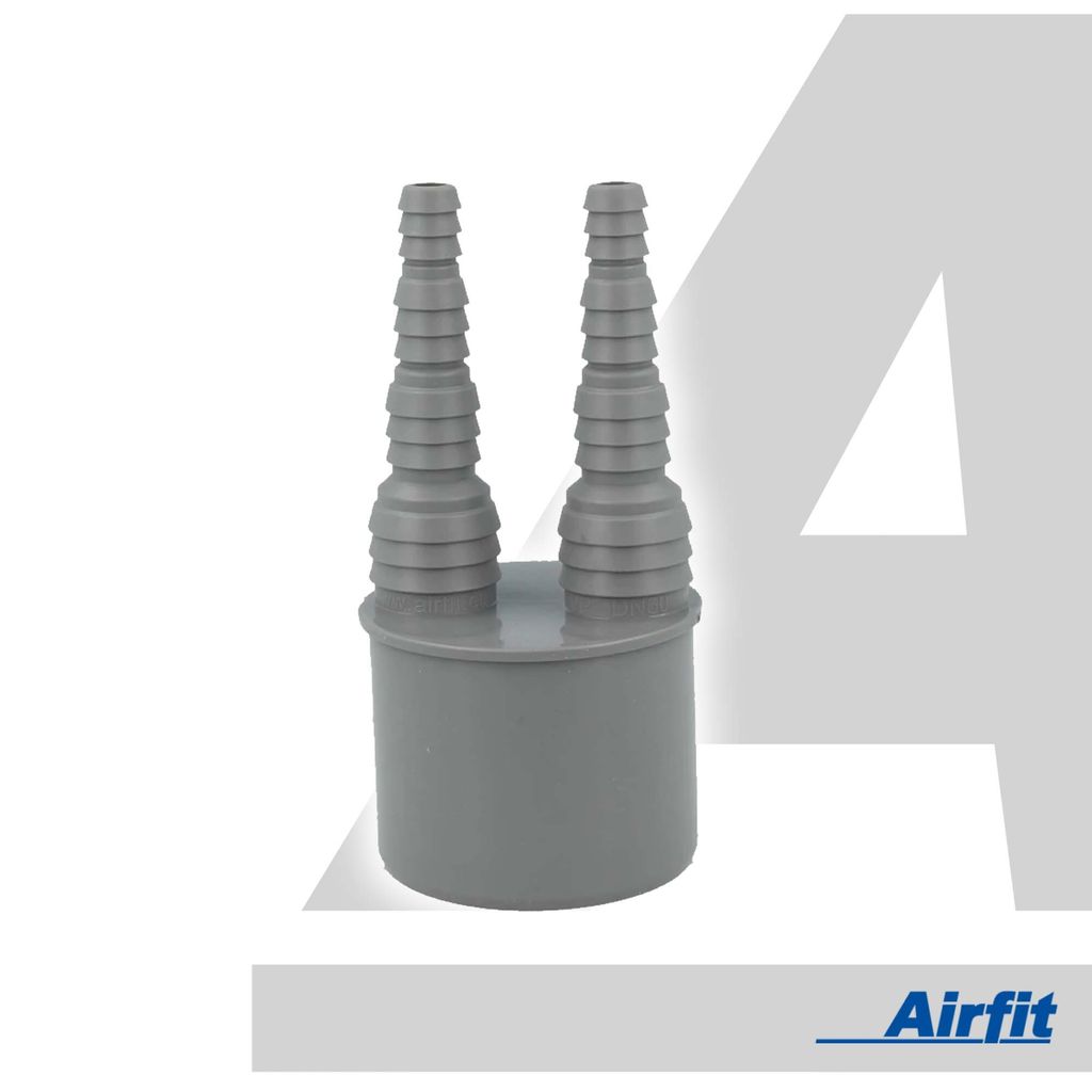 Airfit Doppelschlauchnippel DN 50 2 x 8,3-20,5mm Produktbild 