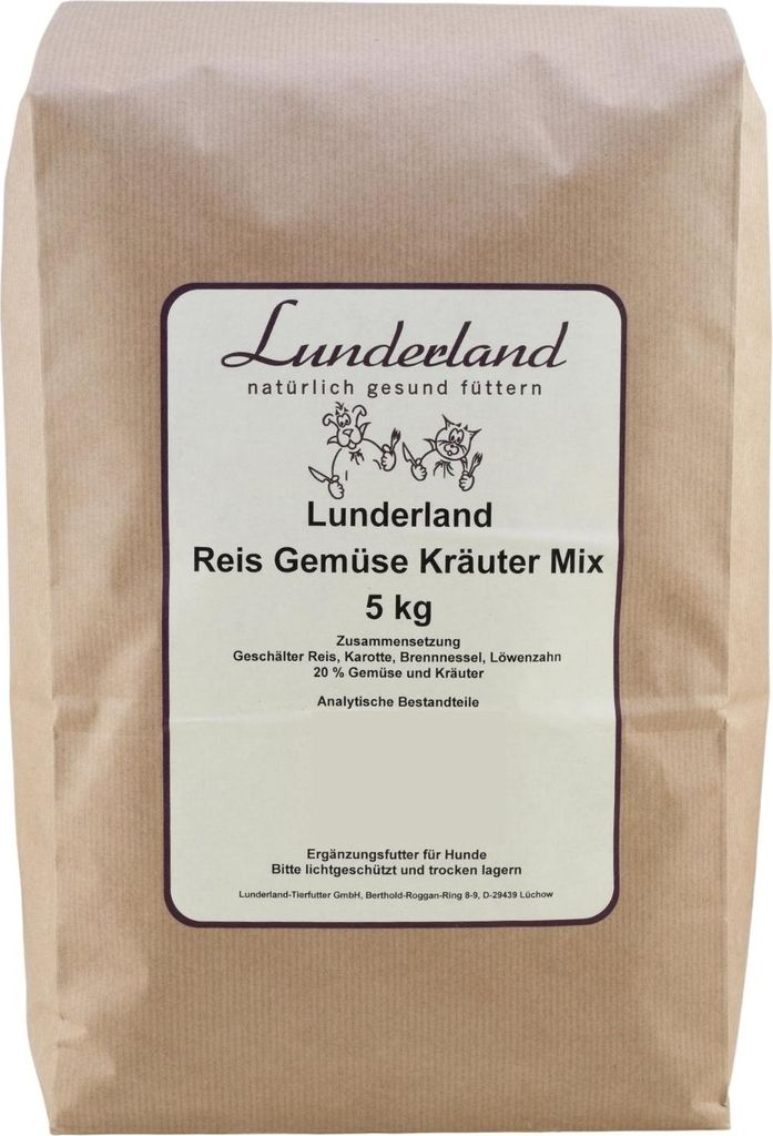 Lunderland 5kg Reis Gemüse Kräuter Mix Immagine del prodotto 