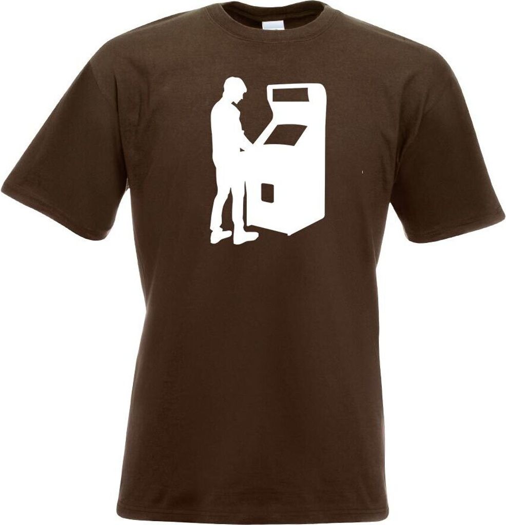 Kiwistar - T-Shirt - Chocolate - Spielautomat Zocker Gamer Motiv Bedruckt Funshirt Design Print - mit Motiv Bedruckt - Funshirt Design - Sport - Fr...