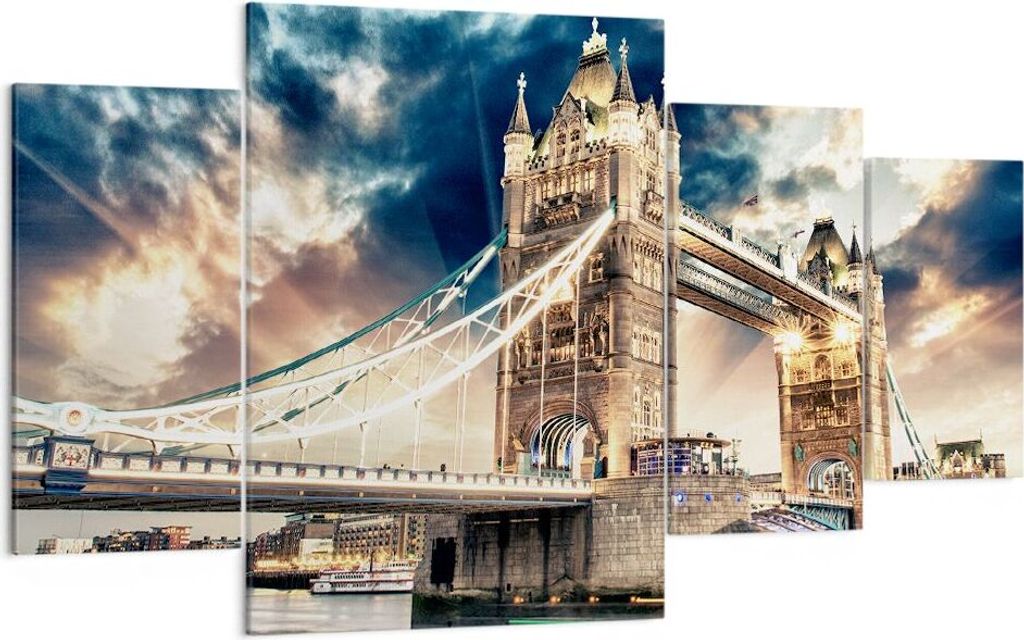 Bild auf Leinwand - Leinwandbild - London parlament Produktbild 