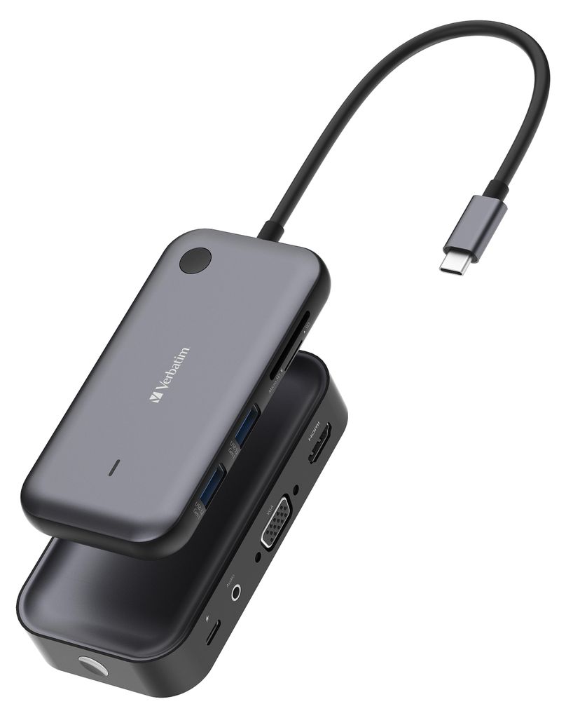 Verbatim Share My Screen USB-C Wirel.Displ.Ad. 1080P/Hub 32146