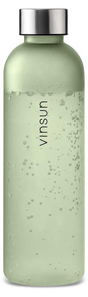 Trinkflasche 650ml Sport Wasser Flasche BPA frei Kohlensäure geeignet Vinsun