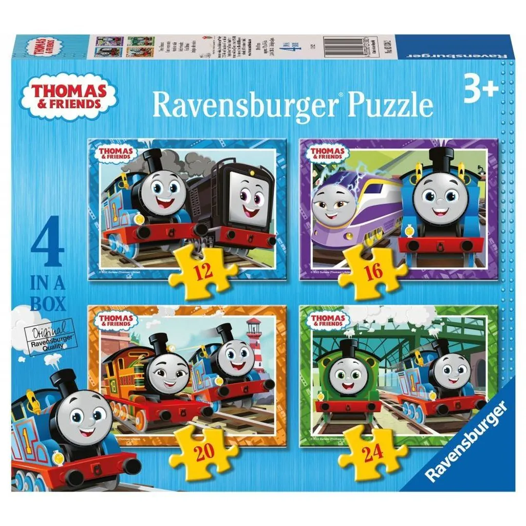 Puzzle Evolutif Thomas et ses Amis - Développer la Logique dès 3 Ans - 4 en 1