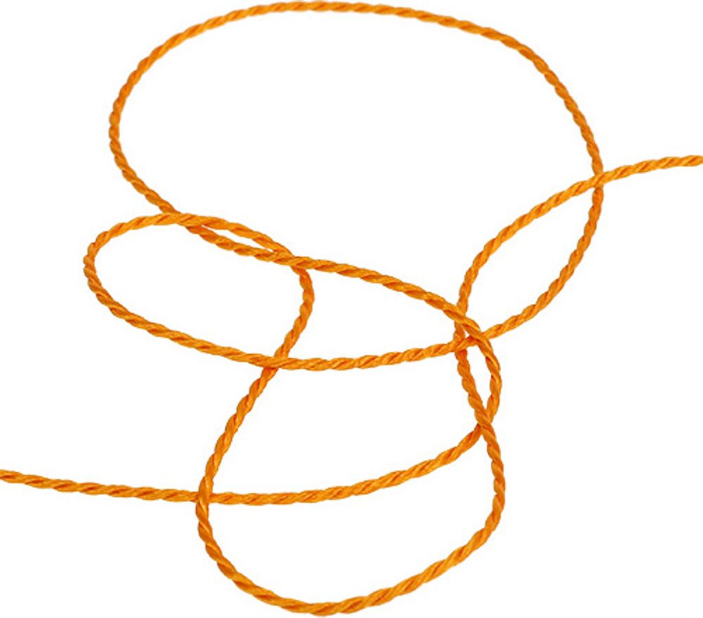 Kordel Orange 2mm 50m Dekoration Basteln Schnur Herbst