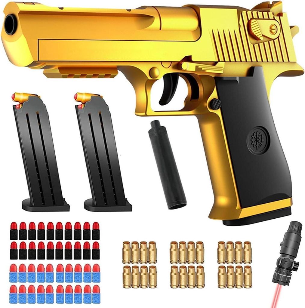 Jouet pistolet enfants mousse blaster 40 balles 14+ ans Image du produit 