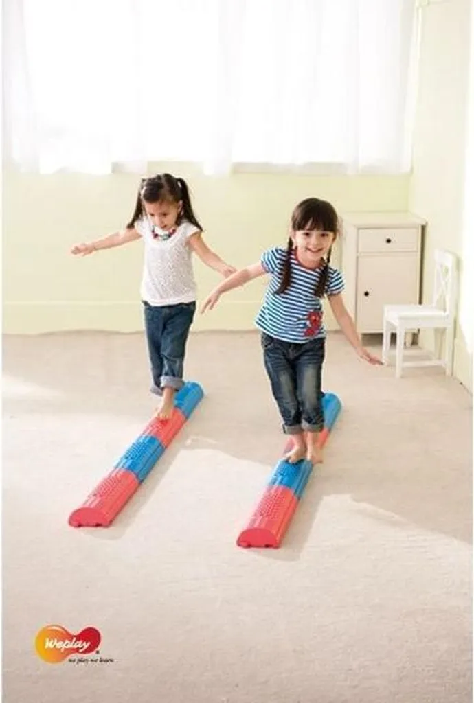 Poutre d'équilibre droite pour enfant - Module de gymnastique douce