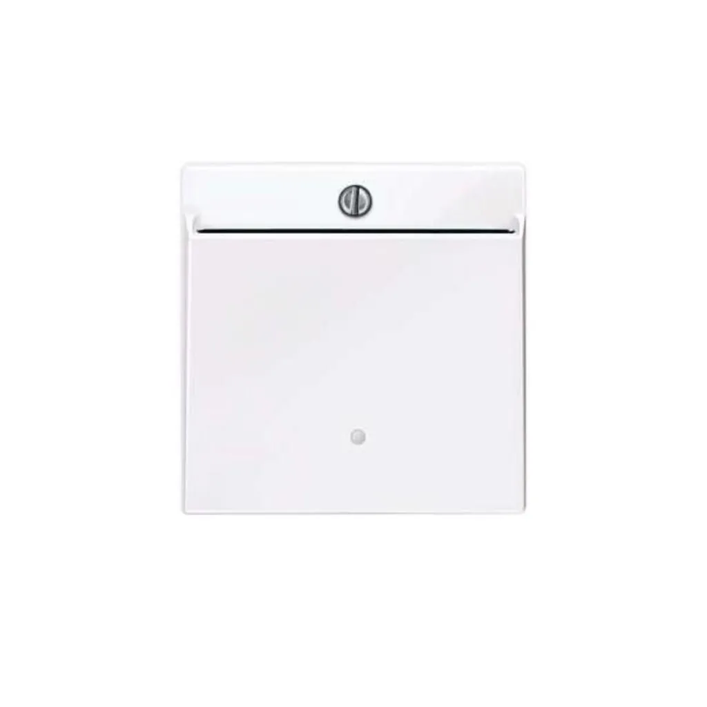 Économisez l'énergie avec le commutateur à carte Système M blanc brillant