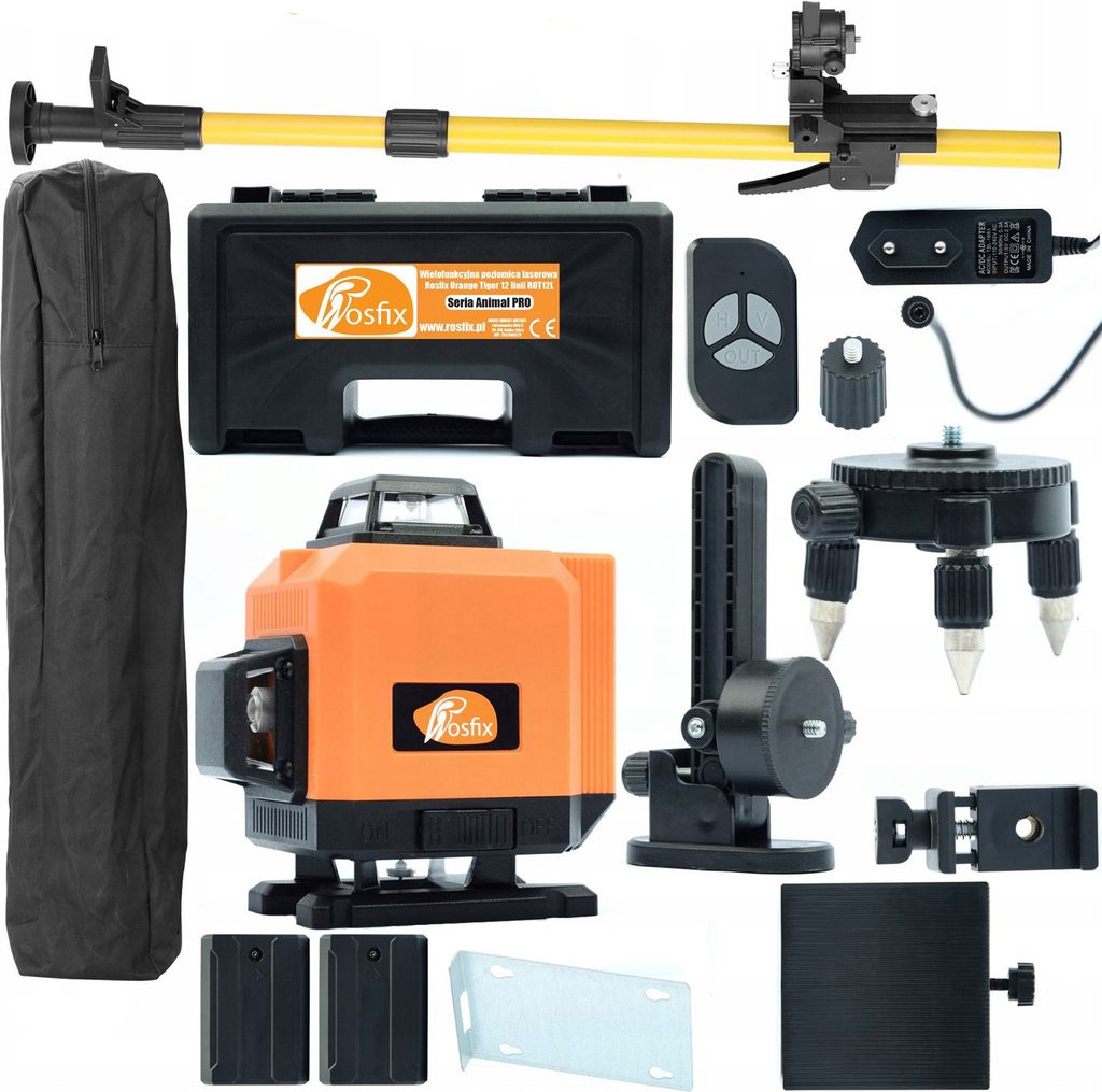 Rosfix Sada Orange Tiger ROT12L – 12-čiarový Krížový Laser Obrázok produktu 