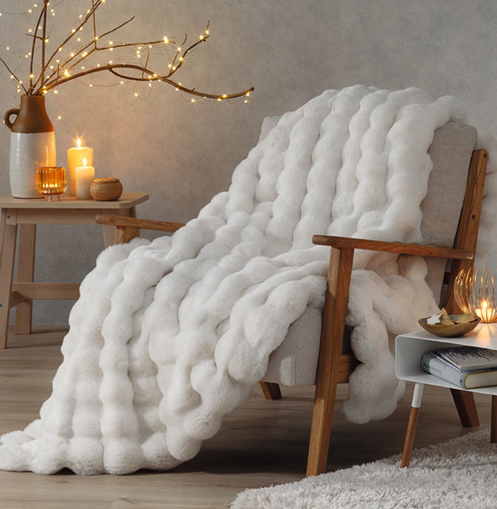 Webpelzdecke Felldecke Kuscheldecke Plaid | Kaufland.de