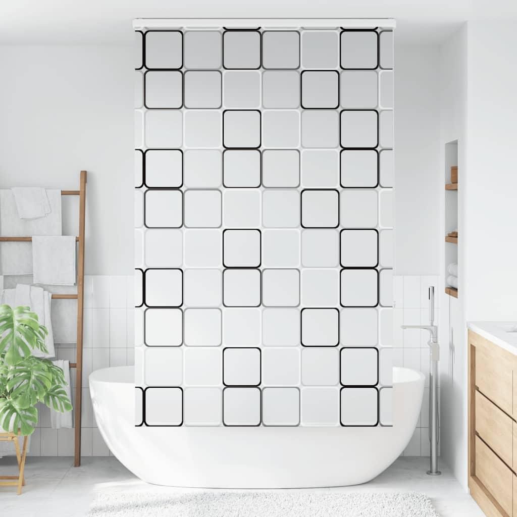 vidaXL Tenda a rullo per doccia con cassonetto 120x240 cm Immagine del prodotto 