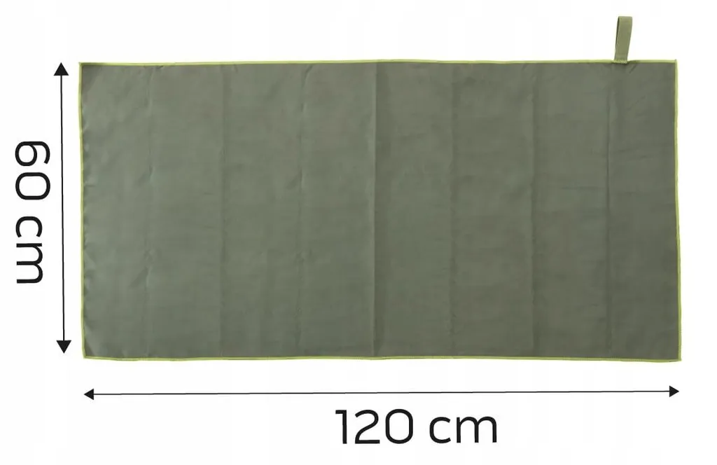 Serviette microfibre NEO 120x60cm - Texture ultra légère et compacte - 2