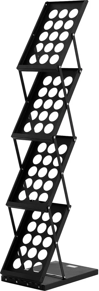 Présentoir mobile pliable 4 compartiments pour foires et expositions - 10
