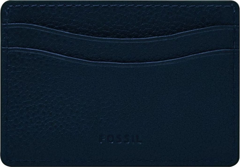FOSSIL Kartenhalter Anderson Card Case Midnight Navy dunkelblau