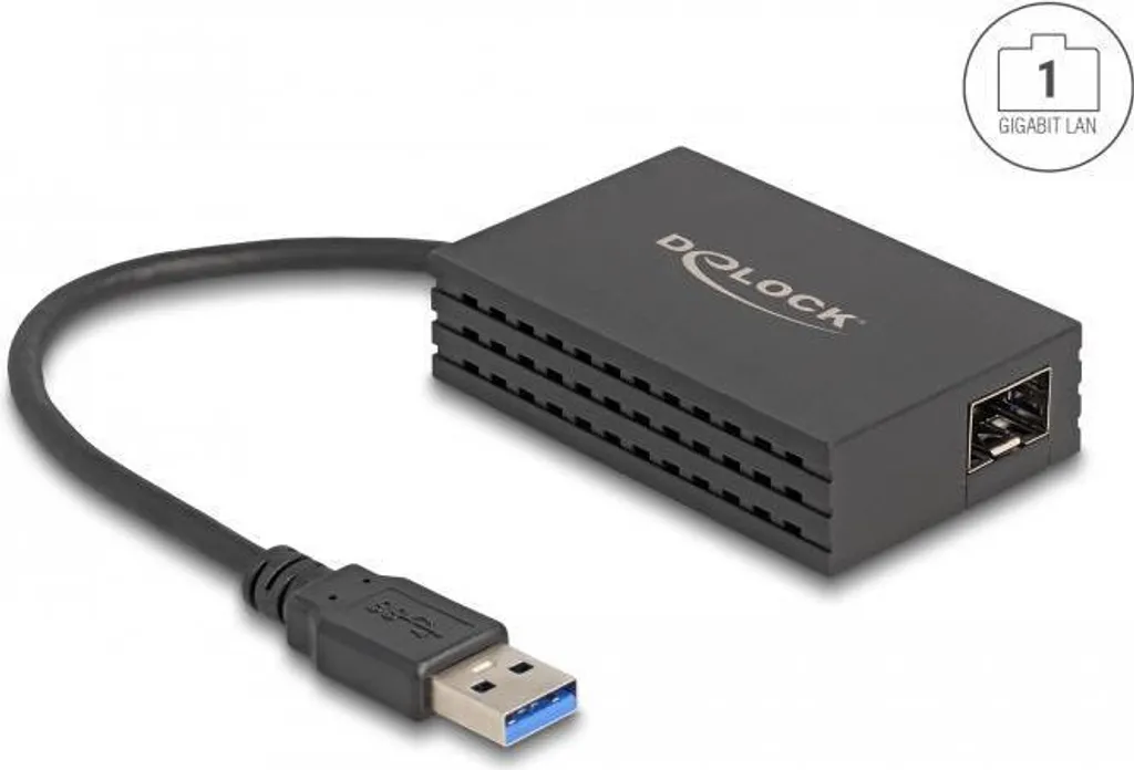 Adaptateur SFP Gigabit LAN USB 3.0 Compact avec Slot SFP Interne Flexible