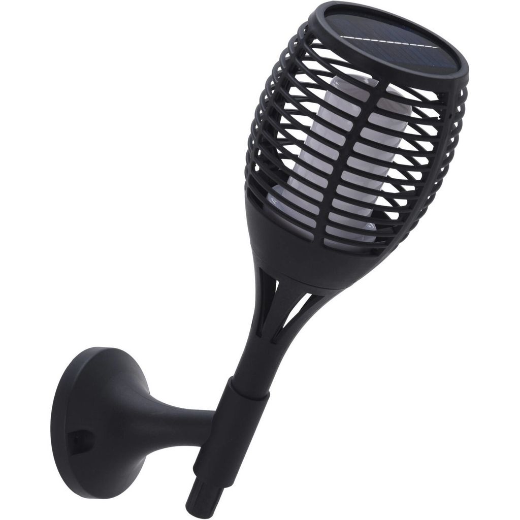 ProGarden 3-in-1 LED torcia solare da giardino nero Immagine del prodotto 