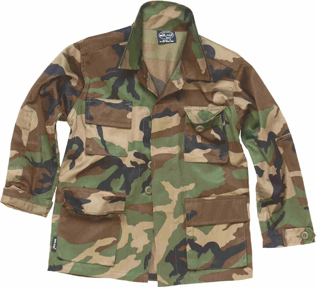 Mil-Tec BDU Kinderbluse, woodland