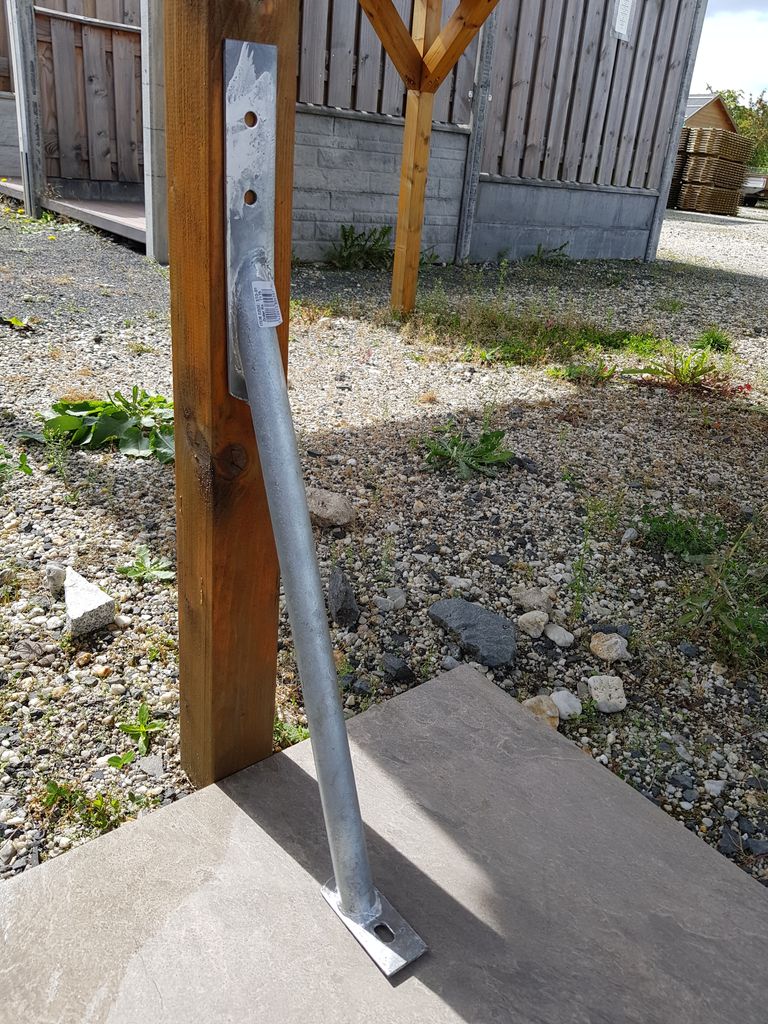 Sturmanker IRMA, feuerverzinkt, 65 cm hoch, 4,5 cm breit, Produktbild 
