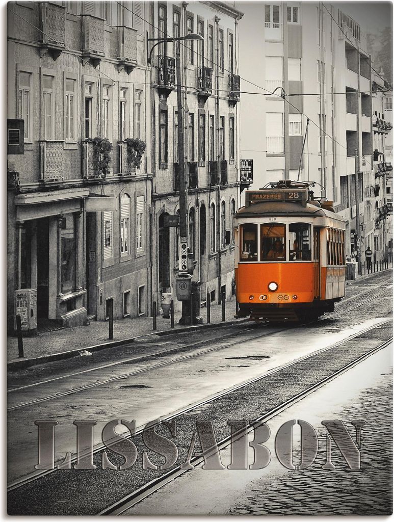 ARTland Leinwandbild Lissabon - Linie 28 Größe: 45x60 cm