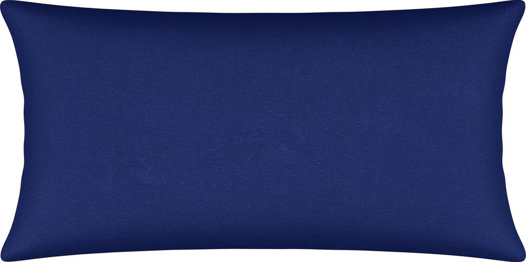 Erwin Müller Kissenbezug Murnau" dunkelblau 40x80 cm"