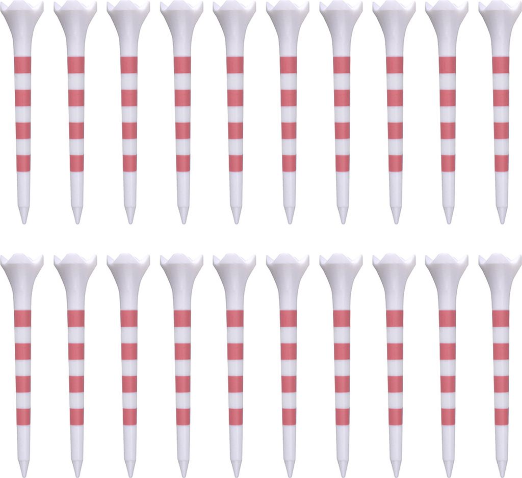 20 Stück Golf-Tees, hohe Stabilität, geringe Reibung, unzerbrechlich, einfache Installation, kurze Golf-Tees, Trainingsgeräte