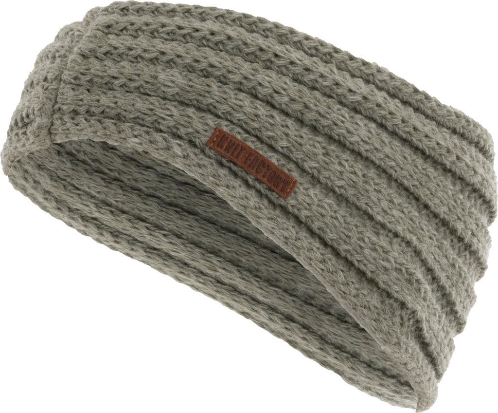 Knit Factory Nica Stirnband - Urban Green - One Size