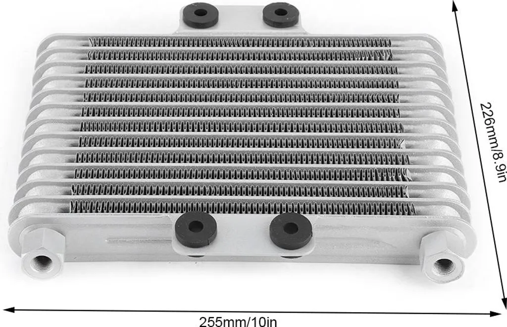 Radiatore Olio Motore Universale A 6 File Yctze – Raffreddatore In Alluminio Per Moto 125-250CC – Kit Di Montaggio Incluso