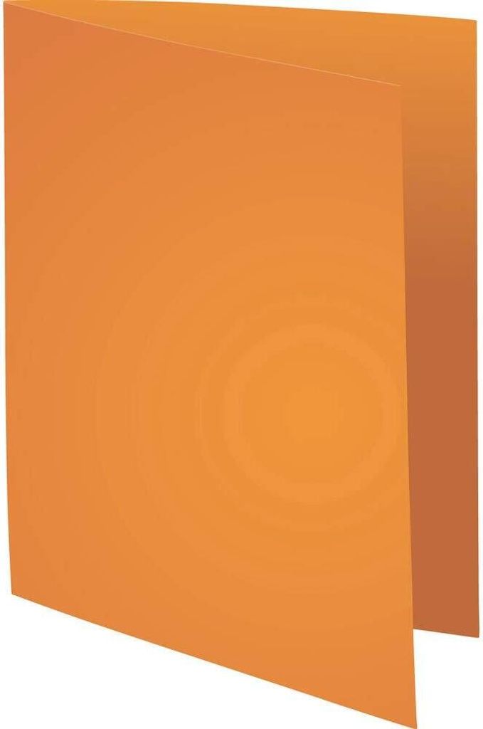 EXACOMPTA Aktendeckel SUPER 250 DIN A4 orange 100 Aktendeckel