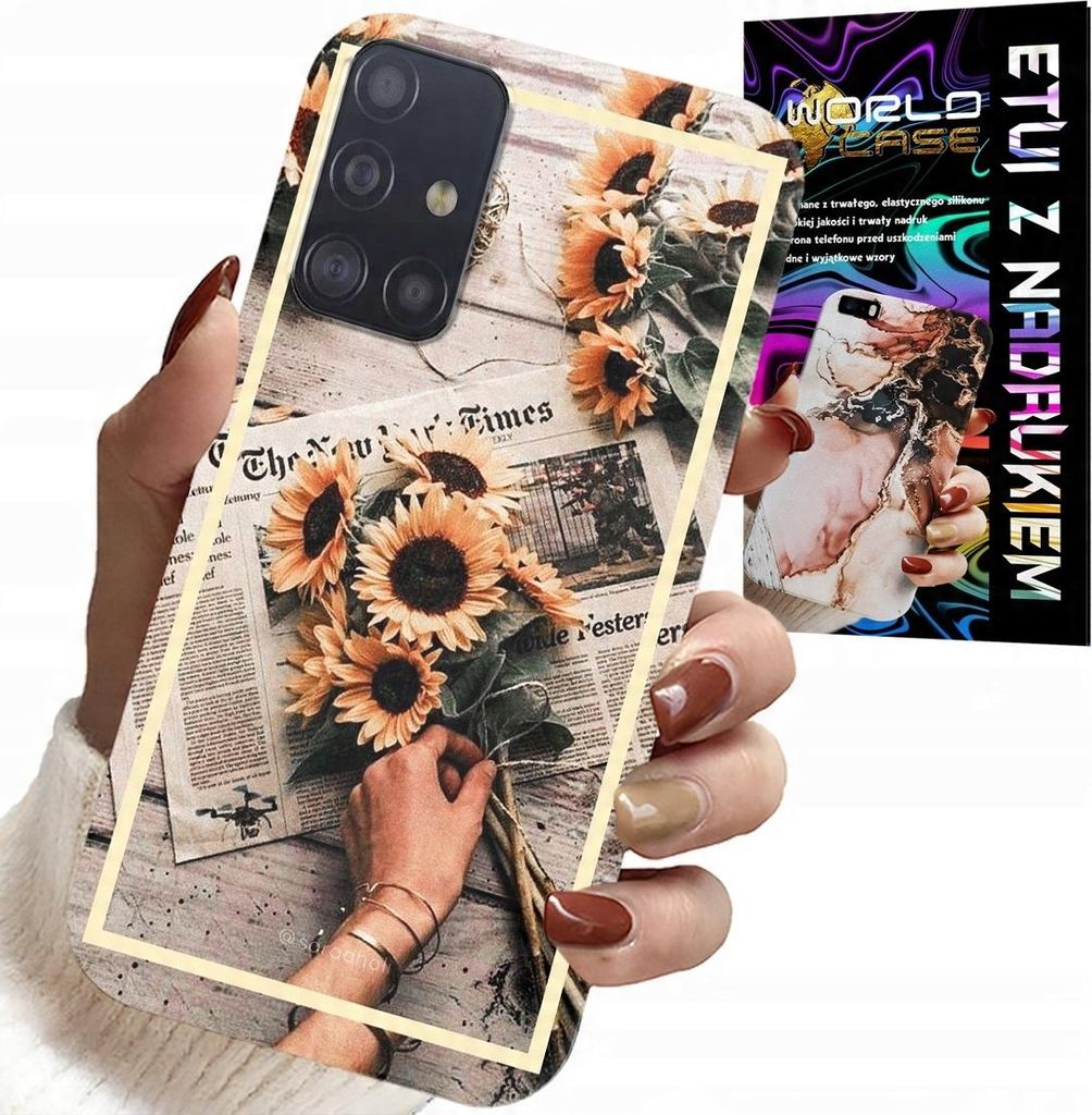 Hülle Für Samsung Galaxy A51 - Blumenmuster Sonnenblume Sonnenblume