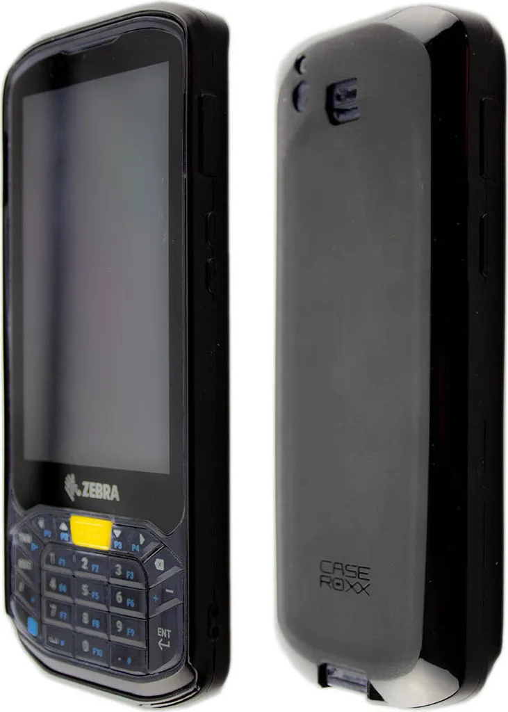 Custodia Zebra TC20K: Cover TPU Nero Anti-Shock per Mobile Computer