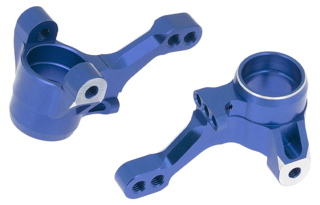 1 Paar blaue Lenkhebel aus Aluminiumlegierung für Traxxas 4 Tec C8 1/10 Fahrzeug