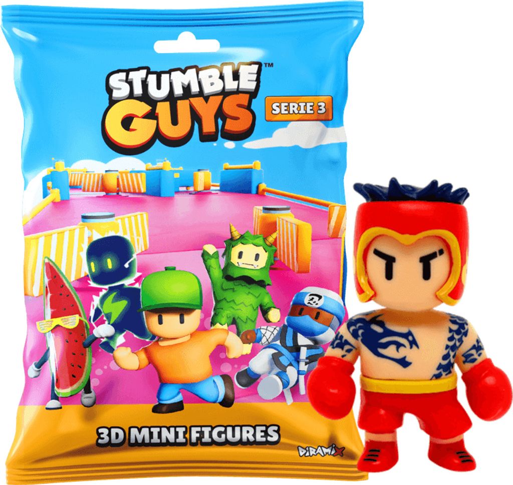 Stumble Guys 3D Sammelfiguren Serie 3 - Chrome Crystal - Figur 10. Hot Gloves McLove