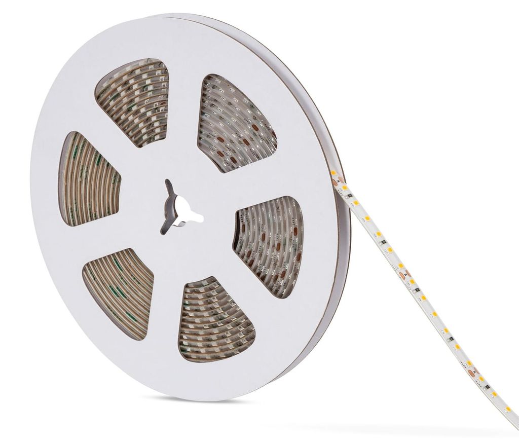LED-Streifen 24V SMD 120 LED/m 5m 10W/m 1000lm/m Breite 8mm Produktbild 