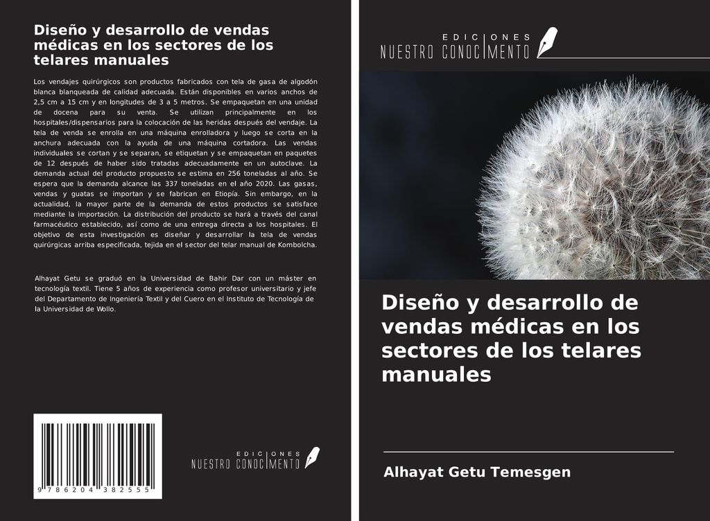 Diseño y desarrollo de vendas médicas en los sectores de los telares manuales