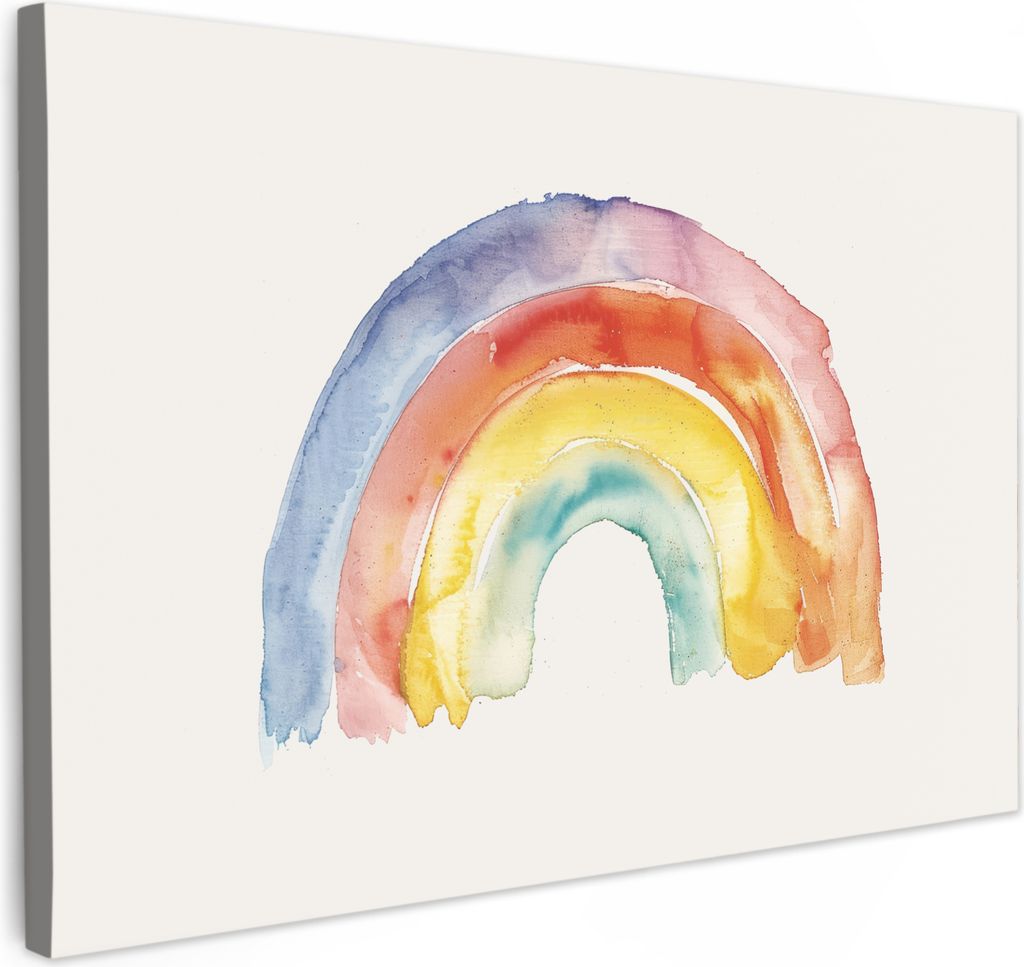 Wanddeko 60x40 cm - Kinder - Regenbogen - Kinder, Deko, Deko Wohnzimmer, Bilder, Wanddeko