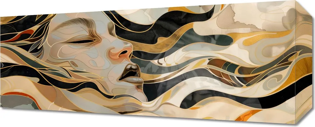 Cadre Image 50 x 20 cm Profondeur 3D avec Vitrage de Haute Qualité