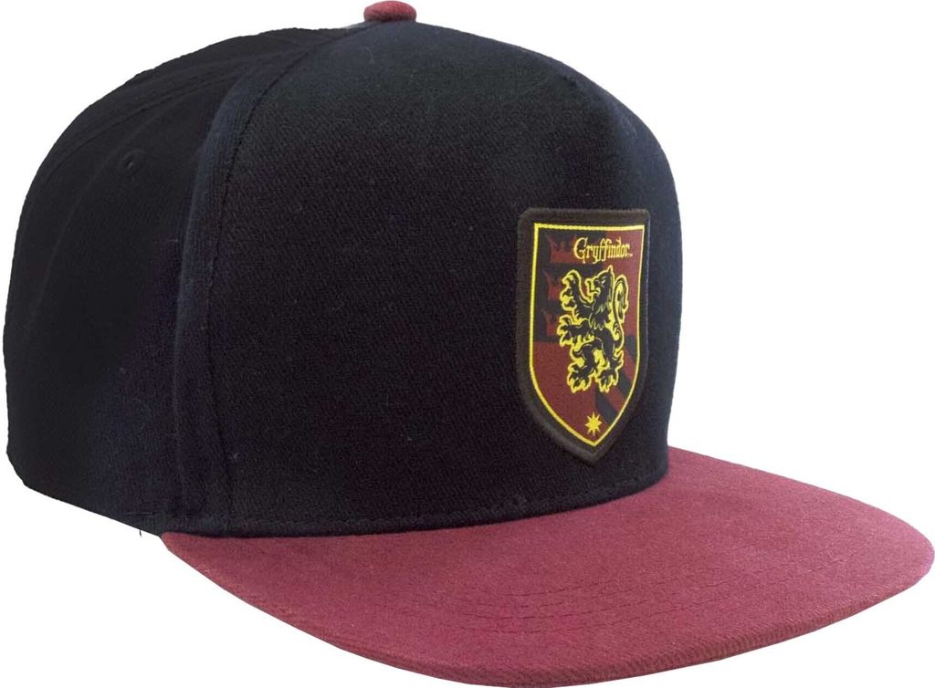 Harry Potter - Gryffindor - Snapback Mütze HE425 (Einheitsgröße) (Schwarz/Rot)