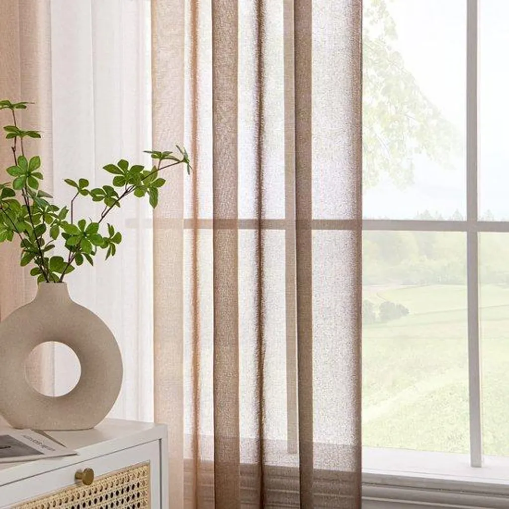 Store voilage de haute qualité textile luxe - Finition impeccable