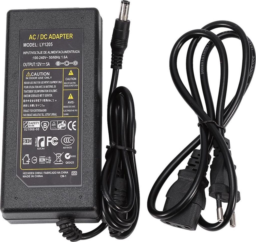 12V 5A 60W Adaptateur d'alimentation pour Image du produit 