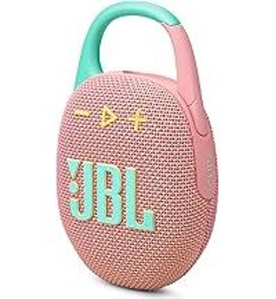 JBL Clip 5 - Pink– Tragbare Bluetooth-Lautsprecher-Box mit JBL Pro Sound, tiefem Bass und Playtime-Boost-Funktion – Wasserfest und staubfest ...