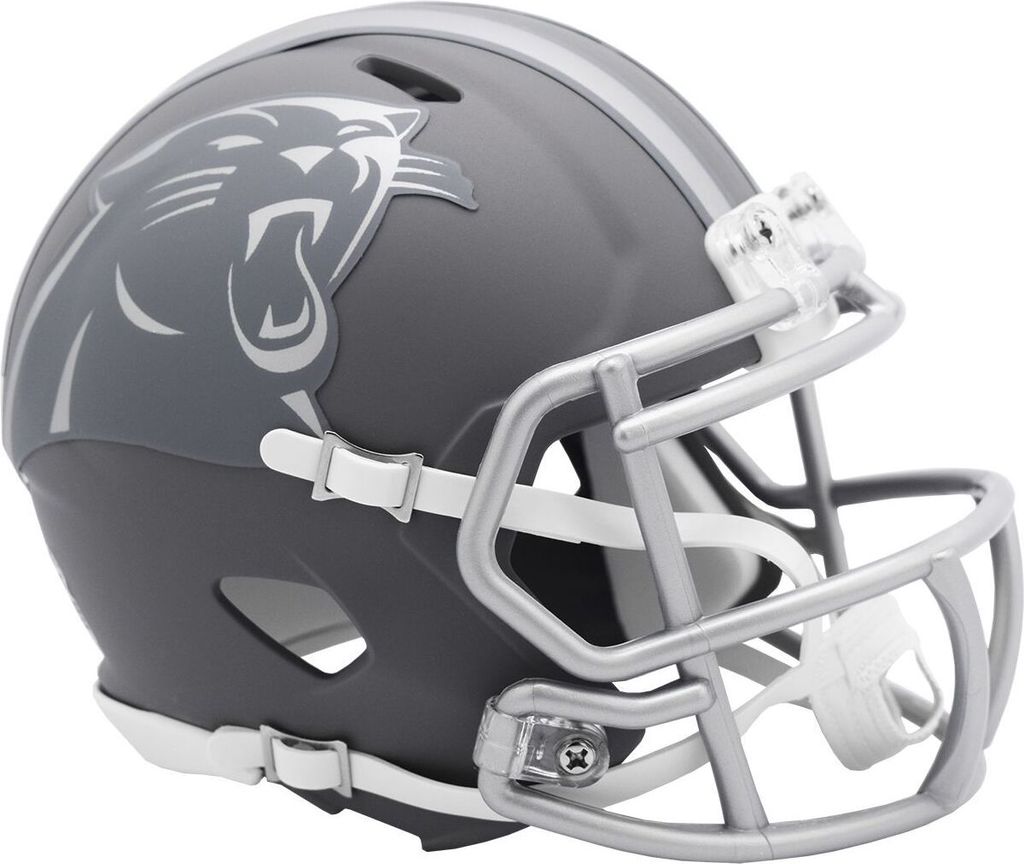 Riddell Speed Mini Football Helm - SLATE Carolina Panthers