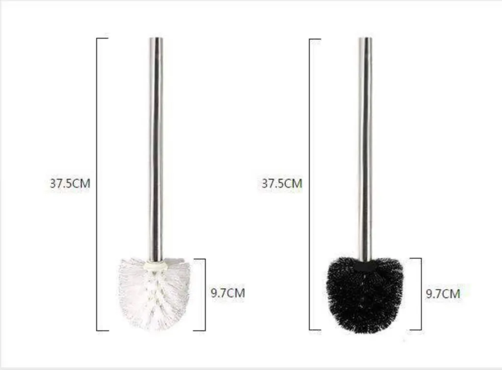 Pack de 25 brosses WC de rechange noires pour hygiène parfaite maison - 6