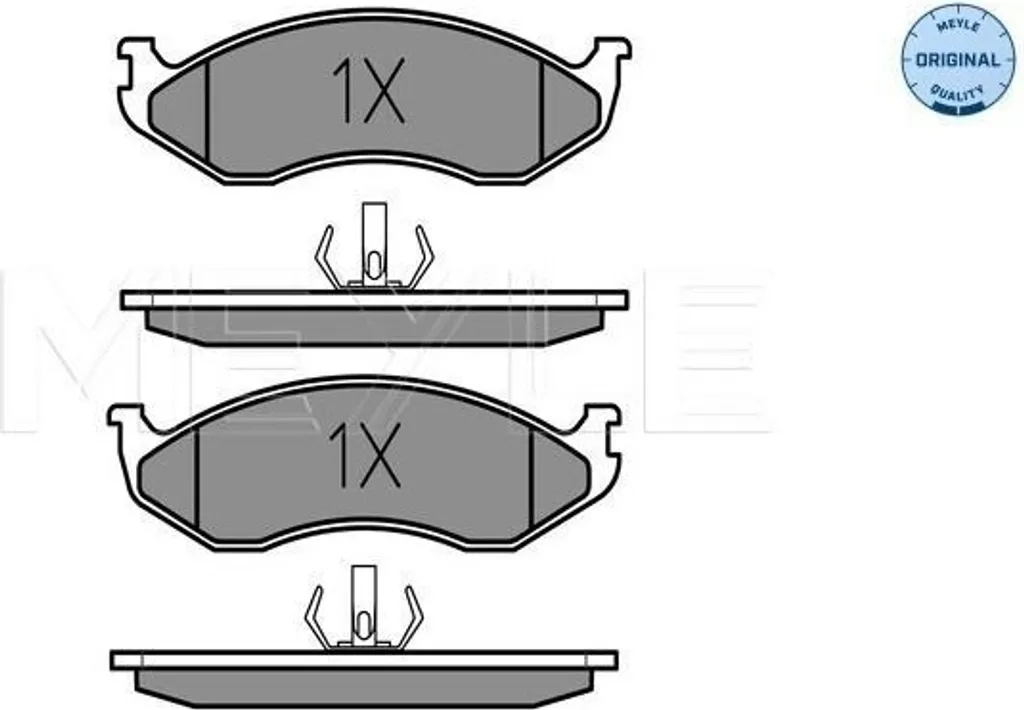 Plaquettes de frein avant MEYLE 0252182217 OE 4778059 pour Cherokee XJ