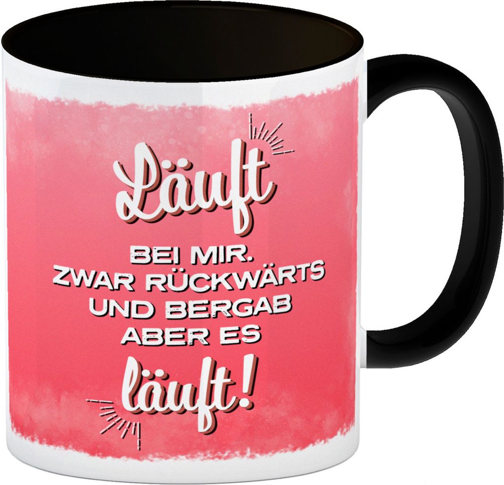 Läuft bei mir. Zwar rückwärts und bergab, aber es läuft. Kaffeebecher