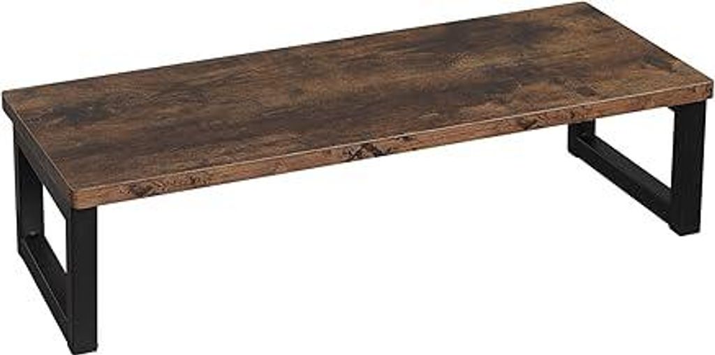 OROPY Vintage Monitorständer aus Holz, Bildschirmerhöhung, für Laptop, Computer, Notebook, iMac, PC, Schreibtischaufsatz mit Stauraum für Haush...