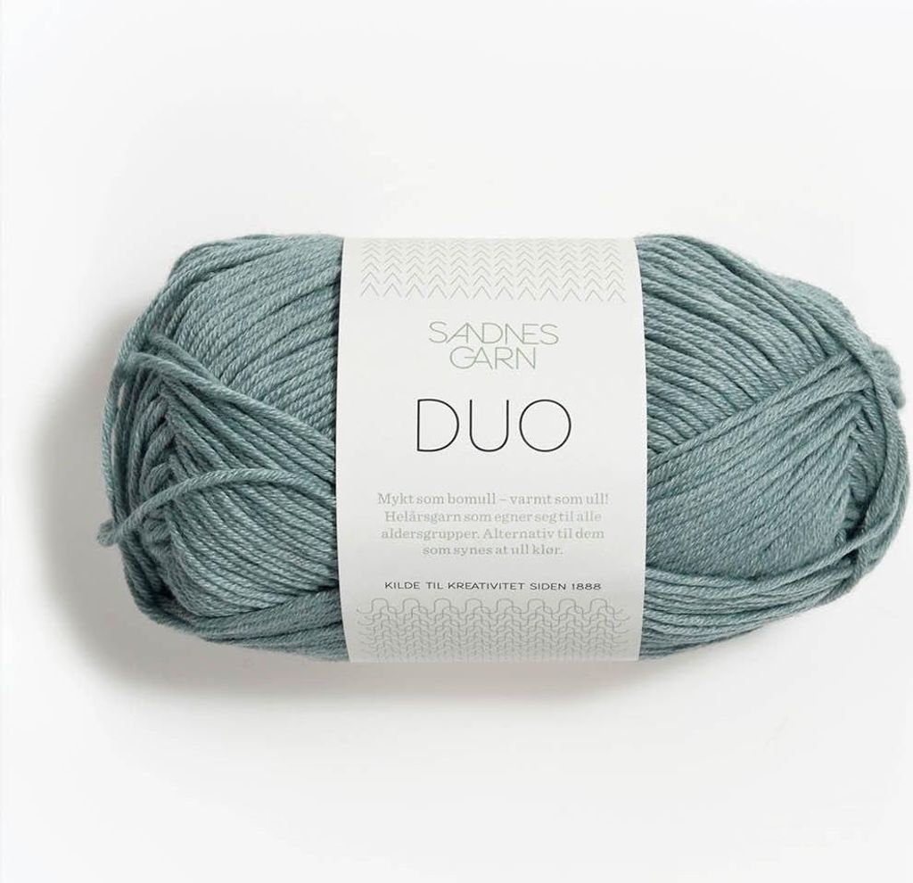 Sandnes Garn Duo col. 6841 aqua ca. 115 m 50 g
