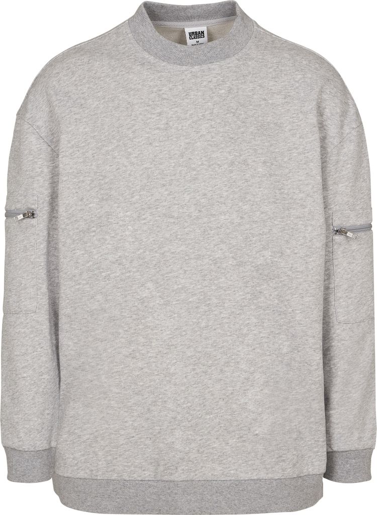 Urban Classics - TRAINING Crewneck Pullover grau - S